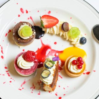 Wedding dessert starter county arms birr cooffaly cms-county-arms
