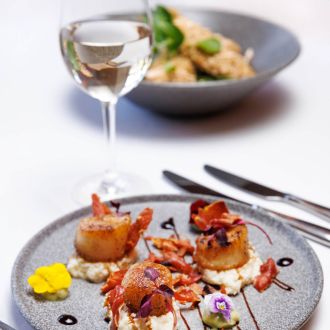 Hacketts eatery scallops white wine cms-county-arms-hotel