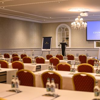 Ballroom_Classroom with Screen_County Arms, Birr