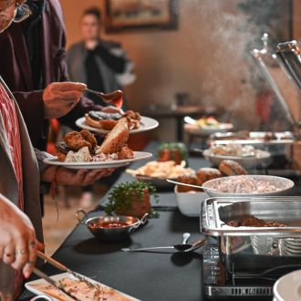 TeamBuilding_Lunch Buffet, Wide Shot_County Arms, Birr