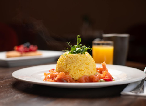 Scrambled eggs  smoked salmon hacketts eatery cms-county-arms-hotel